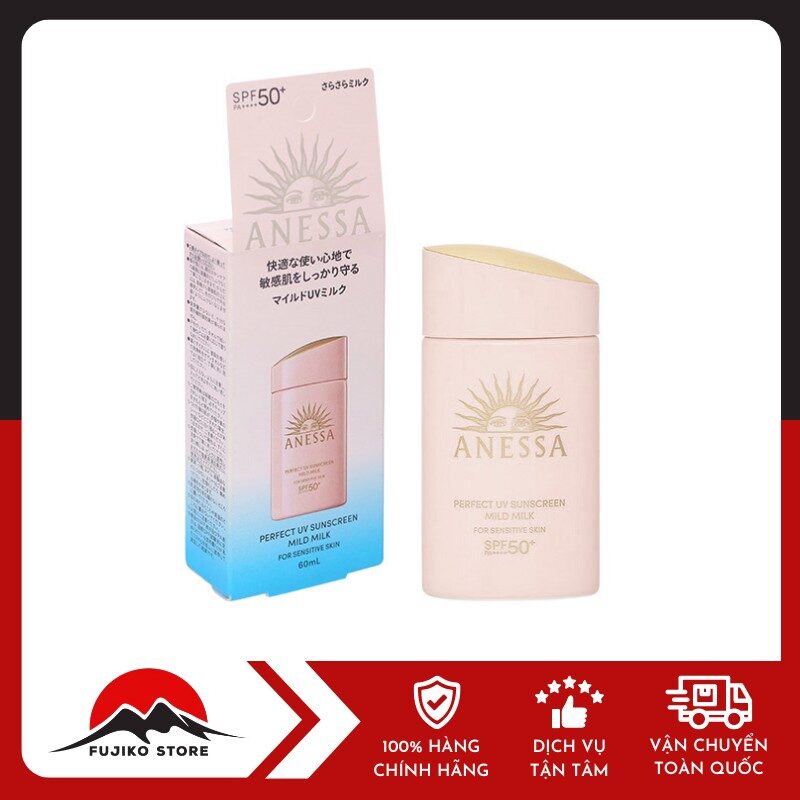Sữa chống nắng Anessa da nhạy cảm SPF50+ SHISEIDO