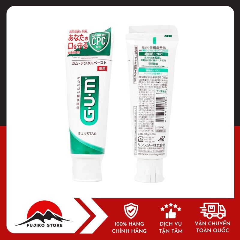 SUNSTAR - Kem đánh răng thảo mộc bạc hà 120g