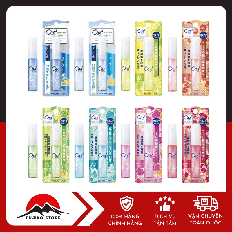 SUNSTAR-xit-thom-mieng-oral2 Xịt thơm miệng Ora 2 SUNSTAR 6ml