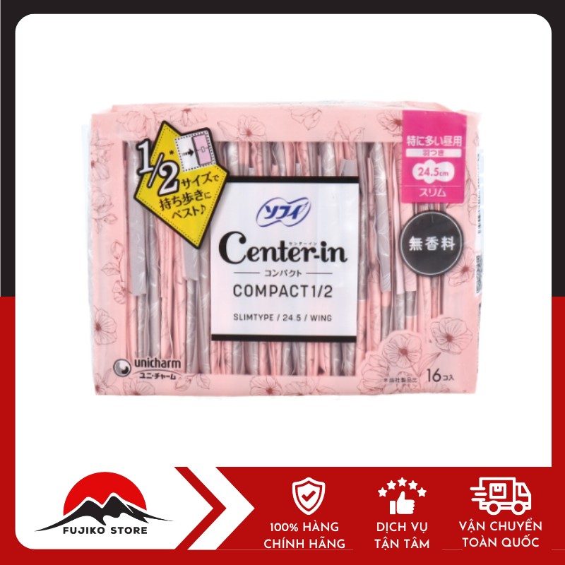 UNICHARM-BVS-ban-ngay-co-canh24.5cm-mau-hong-16-mieng-1 UNICHARM - BVS ban ngày có cánh 24.5cm (màu hồng -16 miếng)