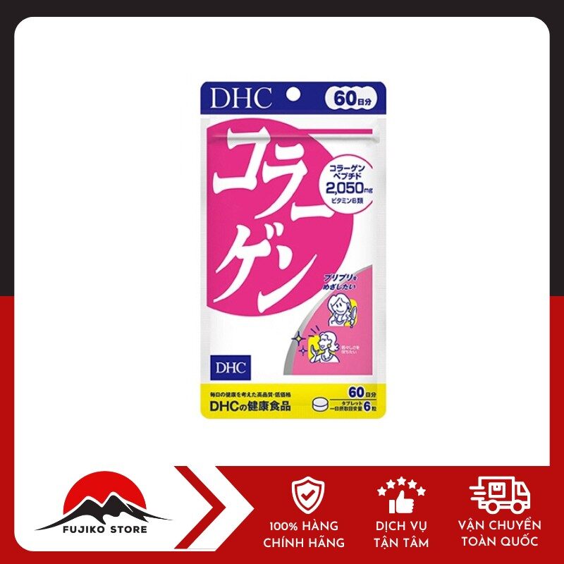 Viên uống bổ sung collagen DHC 60 ngày