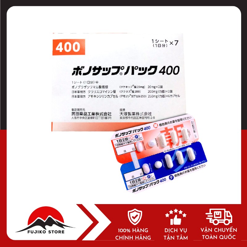 Vien-uong-tri-khuan-HP-TAKEDA-2 Viên uống trị khuẩn HP dạ dày Lansup 400