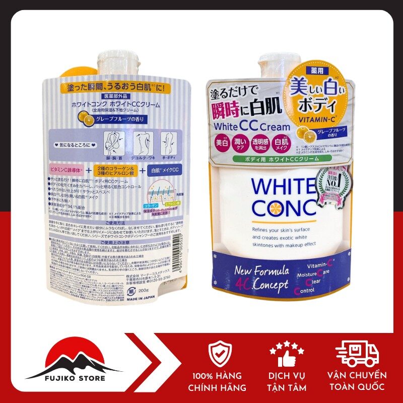 Kem dưỡng trắng body WHITE CONC