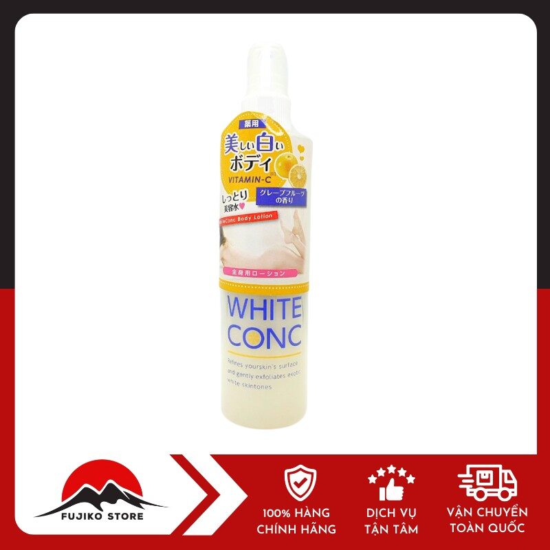 Xịt dưỡng trắng body WHITE CONC