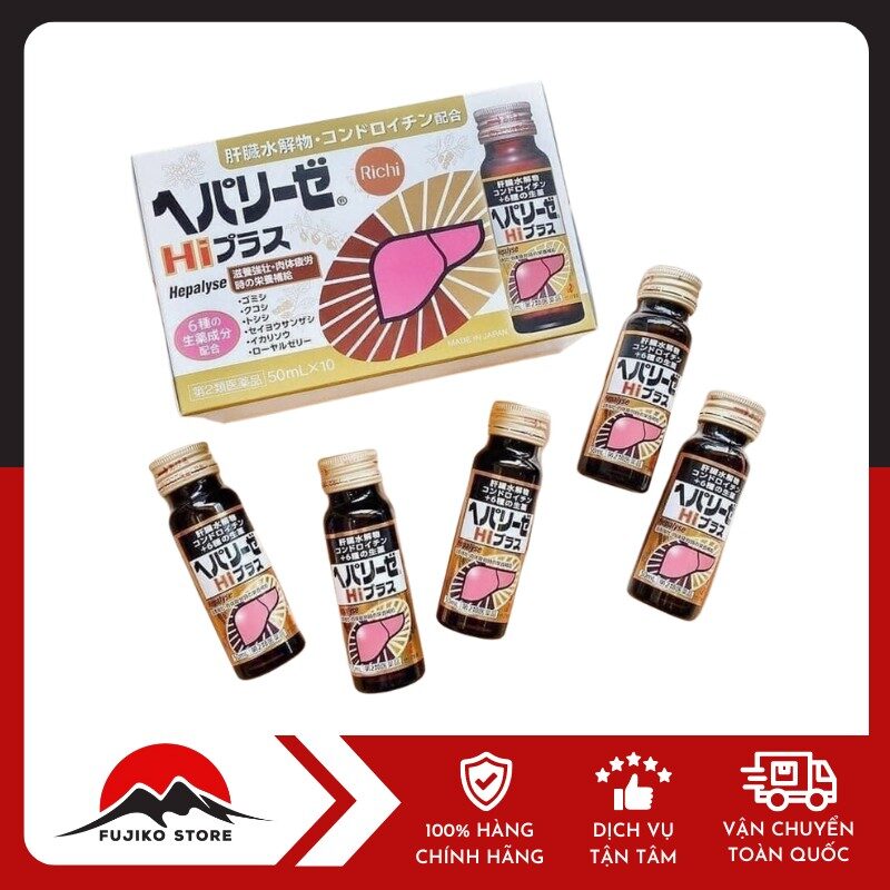 ZERIA - Thức uống bổ gan Hepalyse HiPlus 50mlx10chai