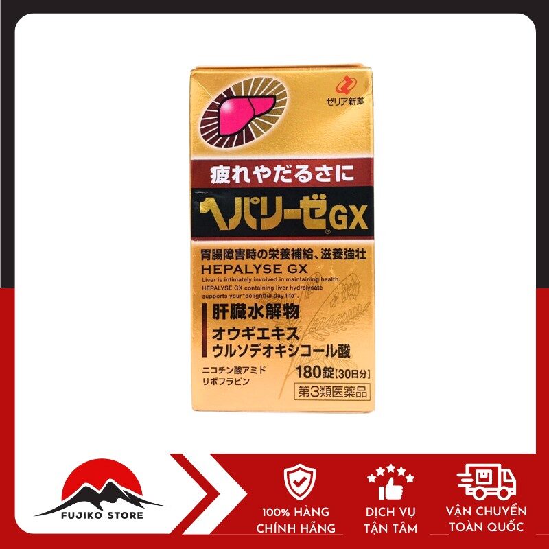 Viên uống bổ gan, giải độc, hạ men gan HEPALYSE GX 180 viên