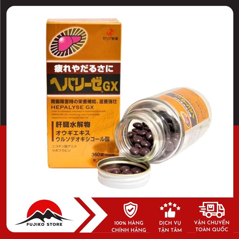 Viên uống bổ gan, giải độc, hạ men gan HEPALYSE GX 180 viên