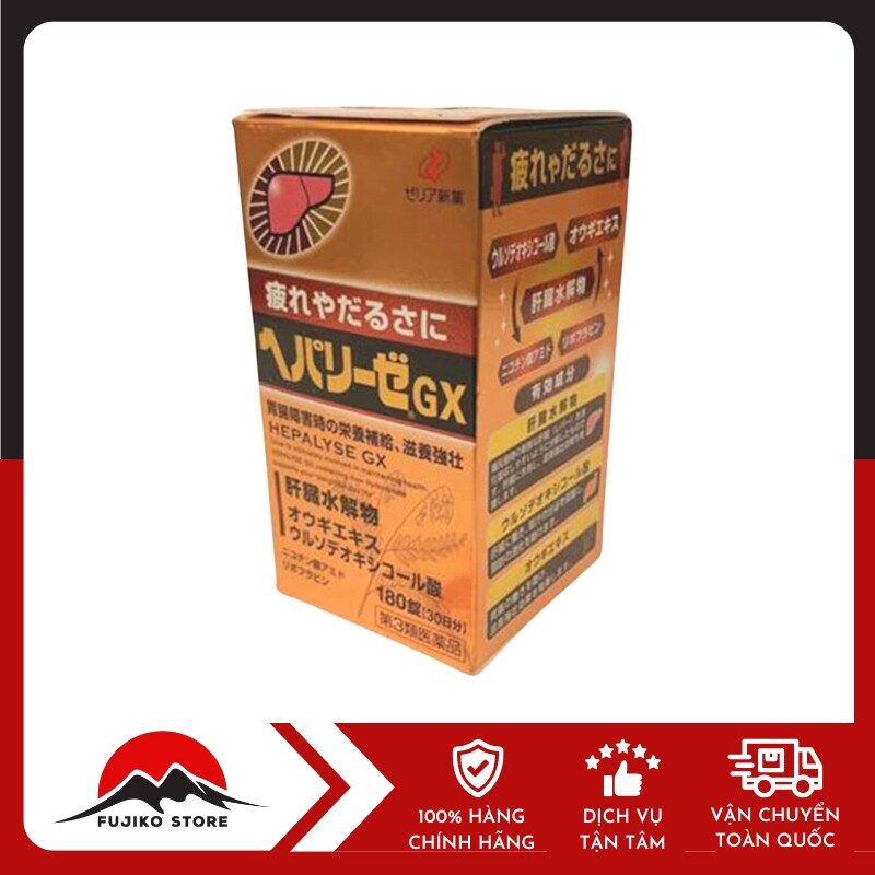 Viên uống bổ gan, giải độc, hạ men gan HEPALYSE GX 180 viên