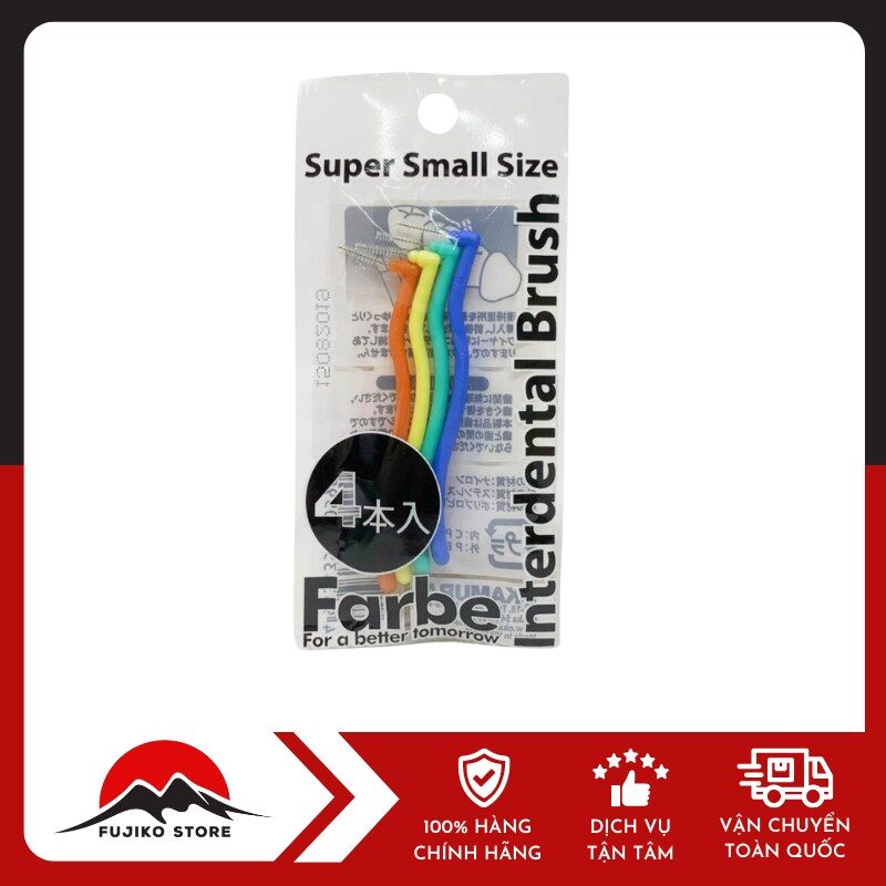 Bàn chải kẽ răng FRP-IDB-4S Okamura gói 4 chiếc
