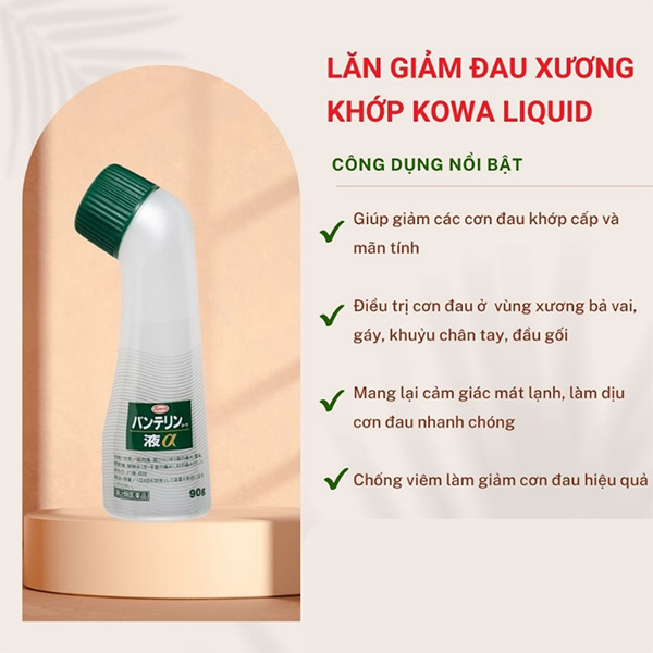 Lăn bôi giảm đau xương khớp KOWA