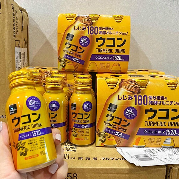 Nước uống tinh chất nghệ giải rượu MARUMAN 100ml