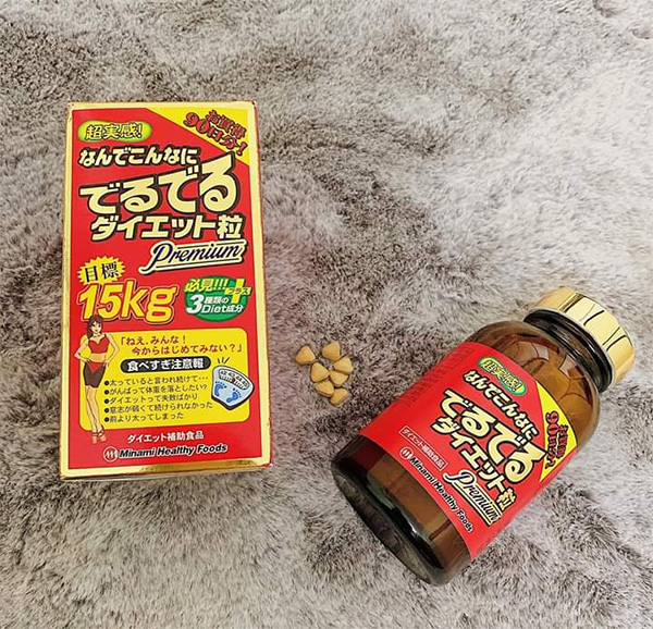 Viên giảm cân 15kg + 25% mỡ thừa Minami Healthy Foods 540 Viên