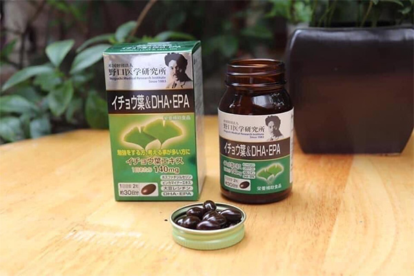 Viên uống Ginkgo Biloba bổ não DHA+EPA NOGUCHI