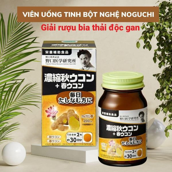 Viên uống tinh nghệ mùa xuân Noguchi 60v