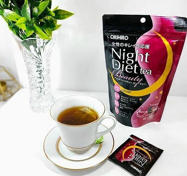 Trà giảm cân ban đêm Beauty Collagen ORIHIRO