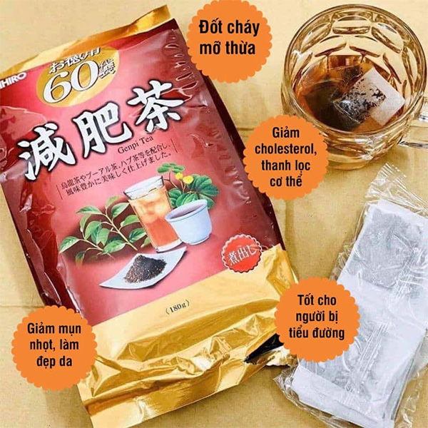 Trà giảm mỡ bụng Genpi ORIHIRO