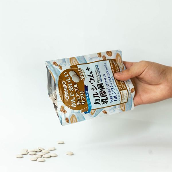 Viên bổ sung canxi và lợi khuẩn dạng túi Orihiro