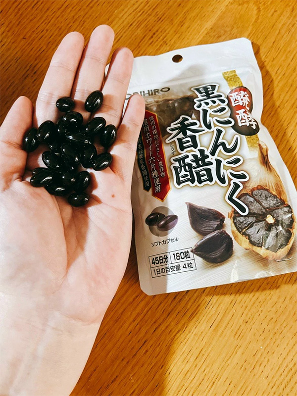 Viên tỏi đen tăng cường sức đề kháng