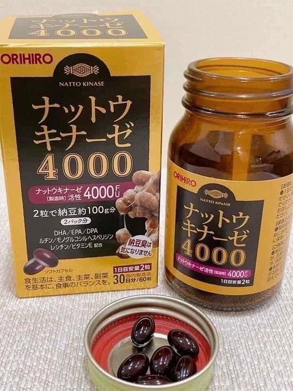 Viên uống chống đột quỵ và tai biến 4000FU ORIHIRO