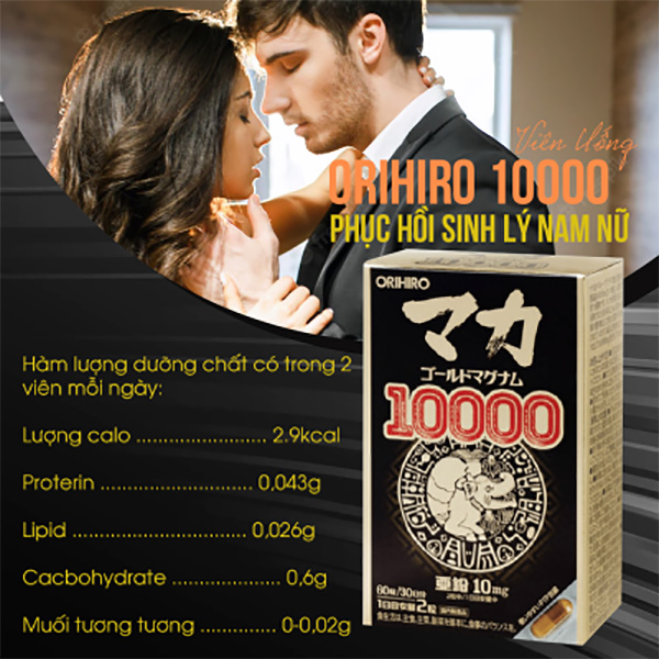 Viên uống hỗ trợ tăng cường sinh lý nam nữ Maca Gold Magnum 1000mg