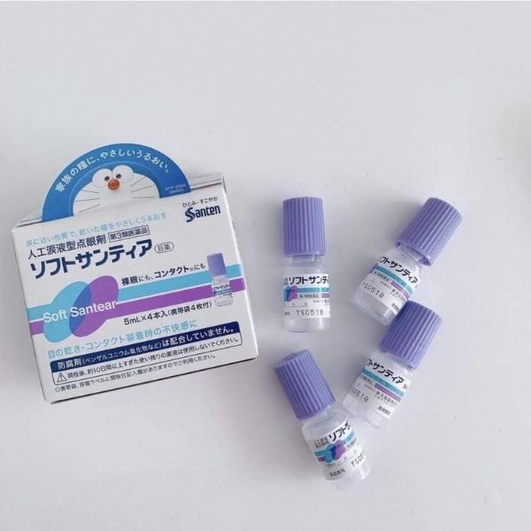 Nước nhỏ mắt Soft Santear ngừa khô mắt SANTEN