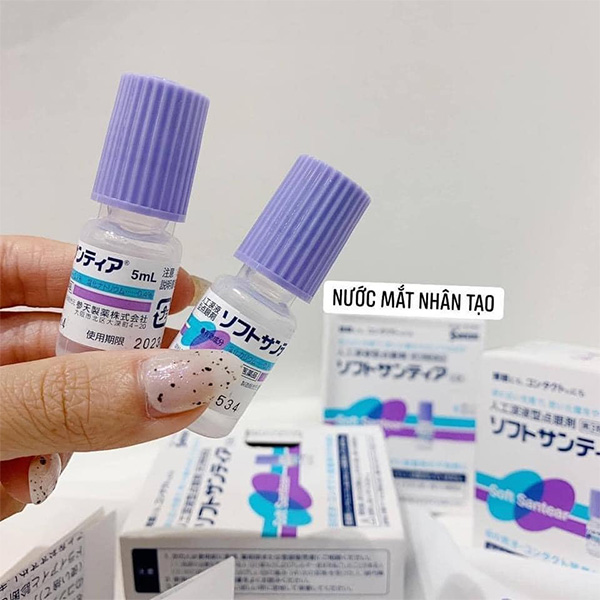 Nước nhỏ mắt Soft Santear ngừa khô mắt SANTEN