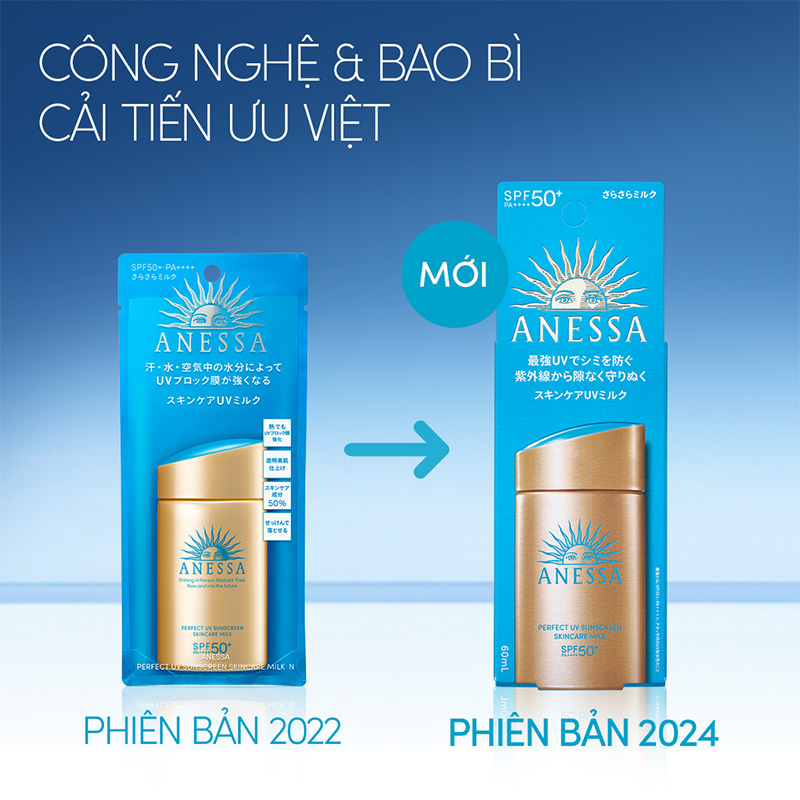 Sữa chống nắng Anessa cho da dầu SPF50+ SHISEIDO