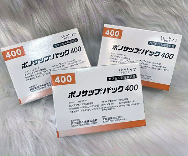 Viên uống trị khuẩn HP dạ dày Lansup 400