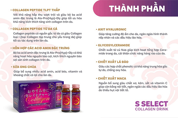 Thực uống Collagen S Select
