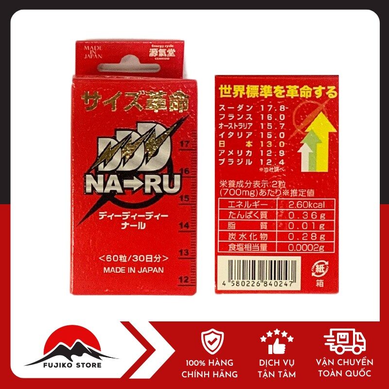 Viên uống tăng kích thước cậu nhỏ Genkido Naru (60 Viên)