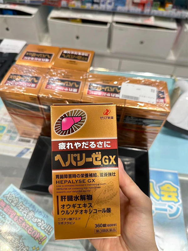 Viên uống bổ gan, giải độc, hạ men gan HEPALYSE GX 180 viên