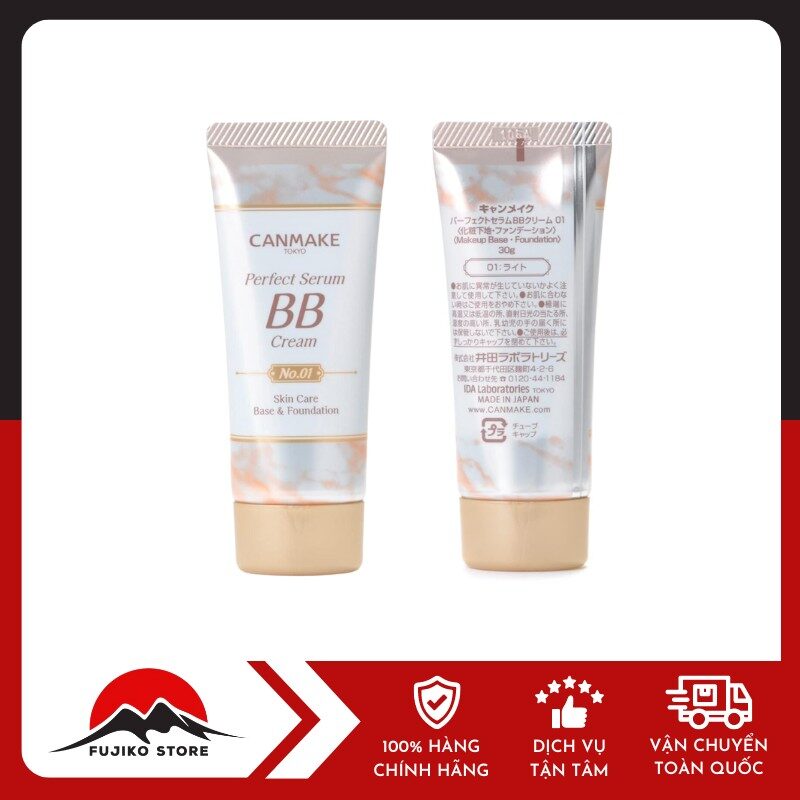 CANMAKE - Kem nền Perfect Serum BB Cream (30g - màu 01)