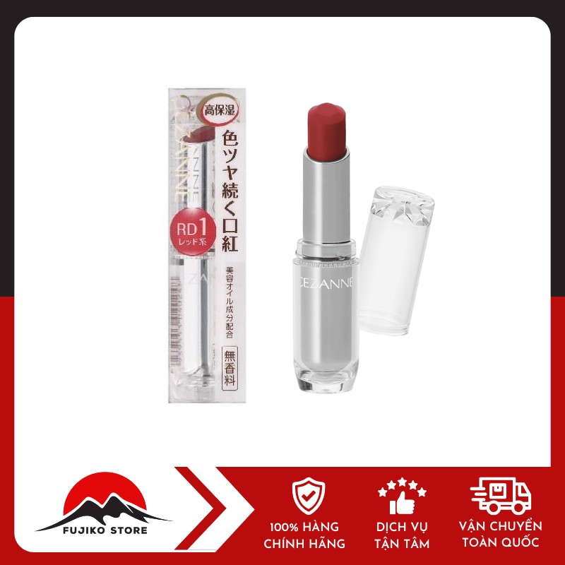 CEZANNE-son-bong-nhe-duong-am-rd1 CEZANNE - Son bóng nhẹ dưỡng ẩm (màu đỏ - RD1)