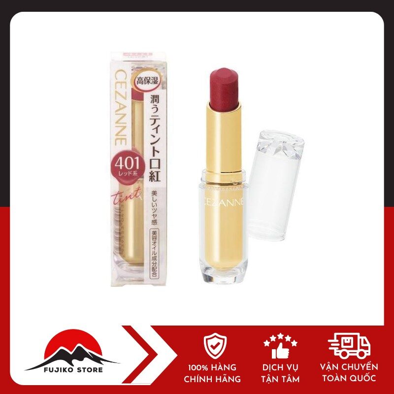 CEZANNE - Son Tint dưỡng ẩm (màu đỏ - 401)