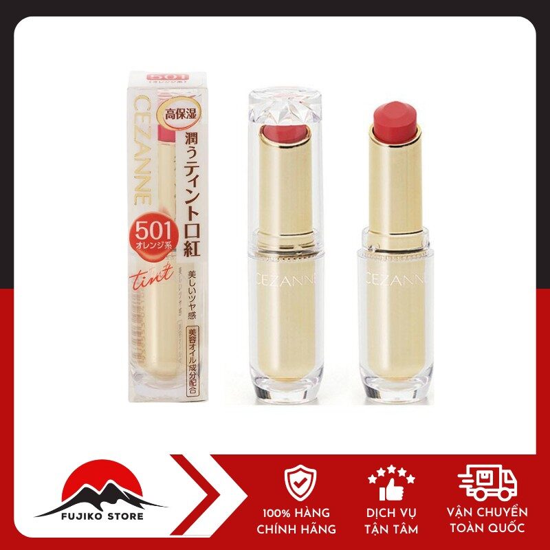 CEZANNE - Son Tint dưỡng ẩm (màu cam - 501)