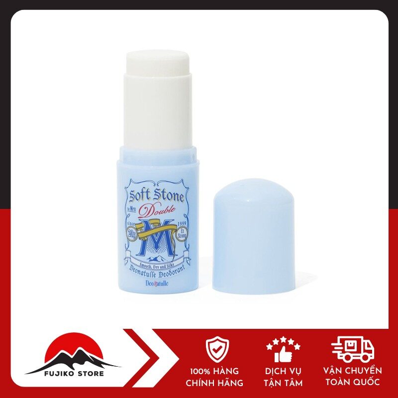 Lăn khử mùi đá khoáng Soft Stone dành cho nam hương bạc hà DEONATULLE