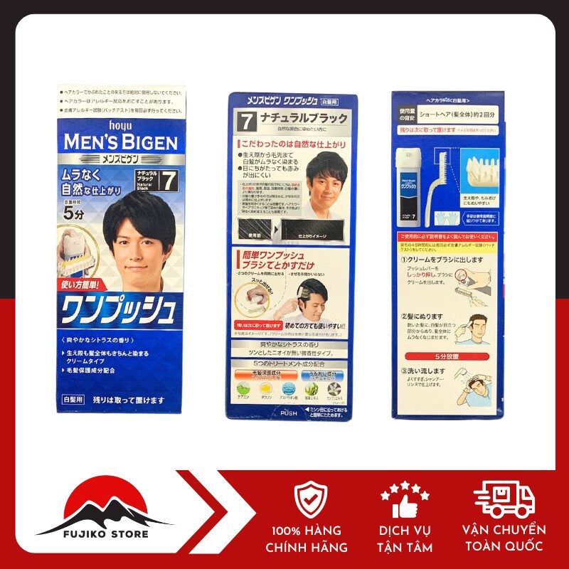 Thuốc nhuộm phủ bạc Bigen cho nam