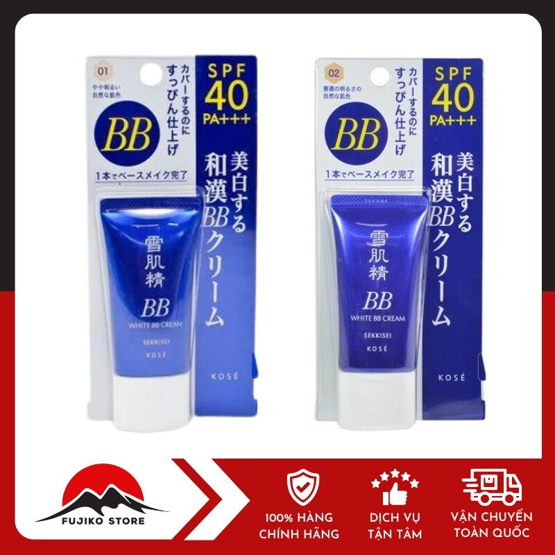 Kem nền BB SEKKISEI WHITE chống nắng, dưỡng trắng KOSE