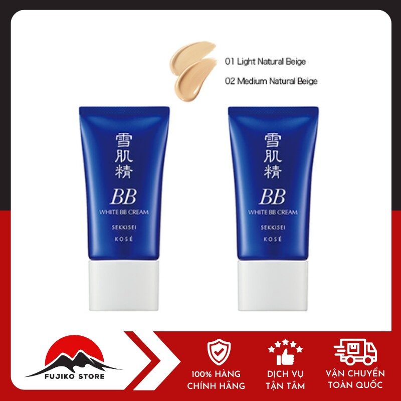 Kem nền BB SEKKISEI WHITE chống nắng, dưỡng trắng KOSE