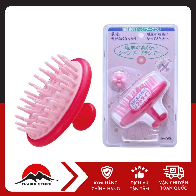 LIFTREJU - Lược gội massage đầu VeSS (loại mềm)