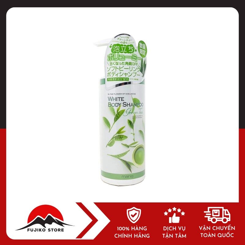 NEXANS - Sữa tắm trắng da Manis hương trà xanh 450ml