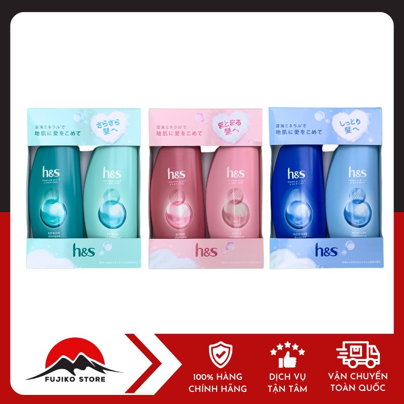 P&G-bo-dau-goi-xa P&G - Bộ gội xả H.S 350ml+350g