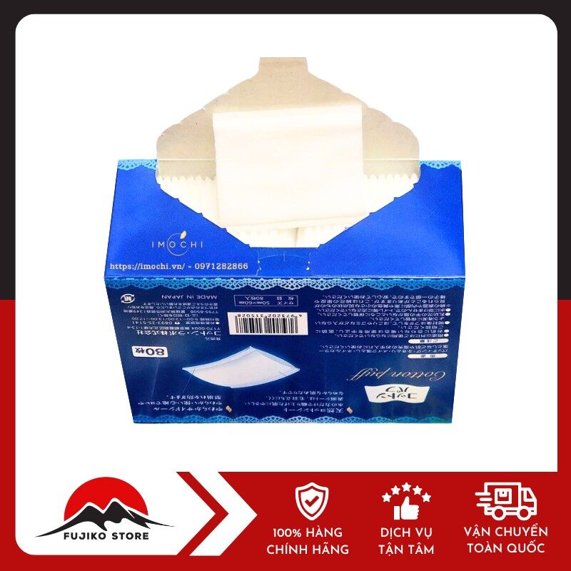 Bông tẩy trang mép hàn S SELECT 80 miếng