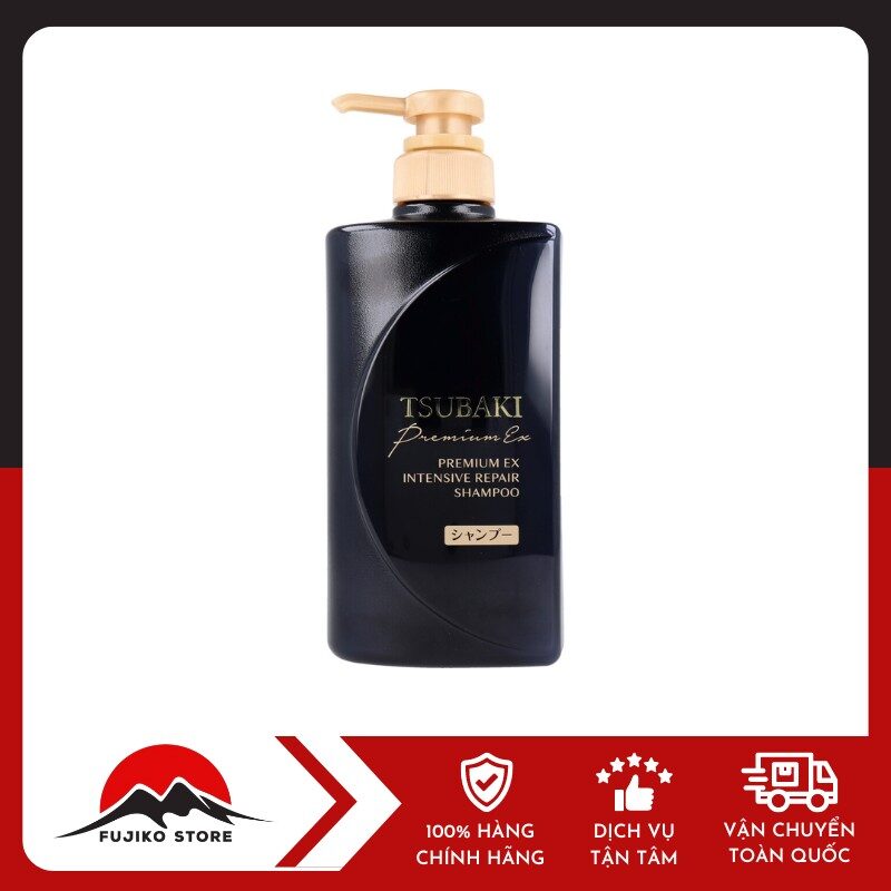 Dầu gội Tsubaki phục hồi hư tổn nặng & giảm gãy rụng SHISEIDO