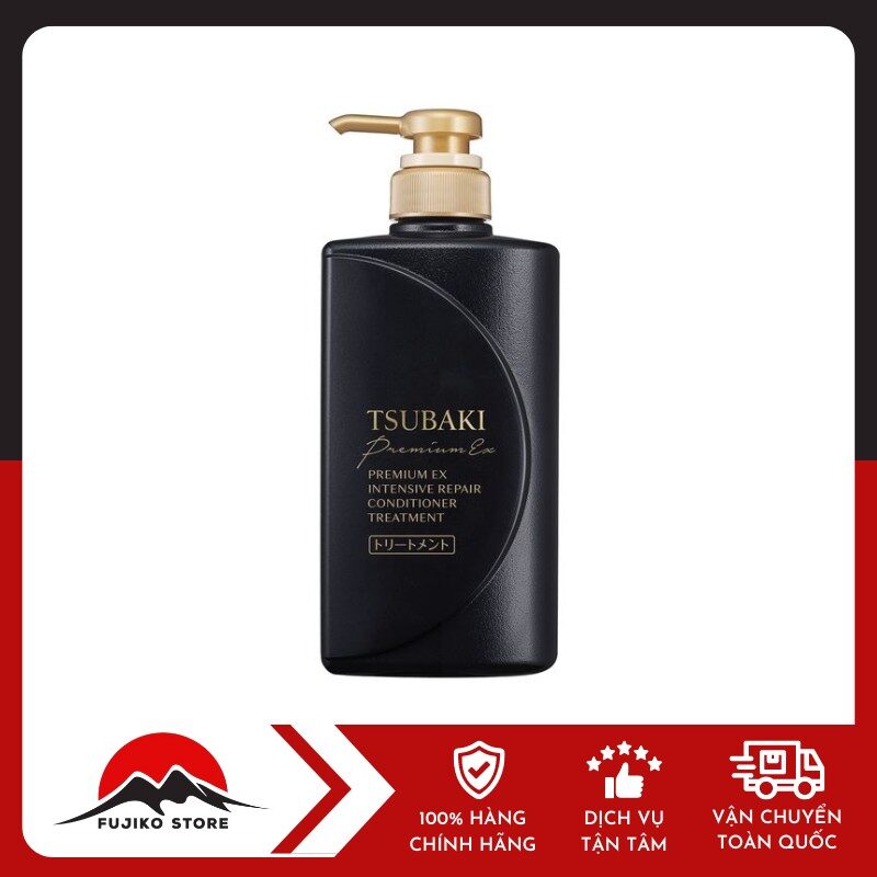 Dầu xả Tsubaki phục hồi hư tổn nặng & giảm gãy rụng SHISEIDO