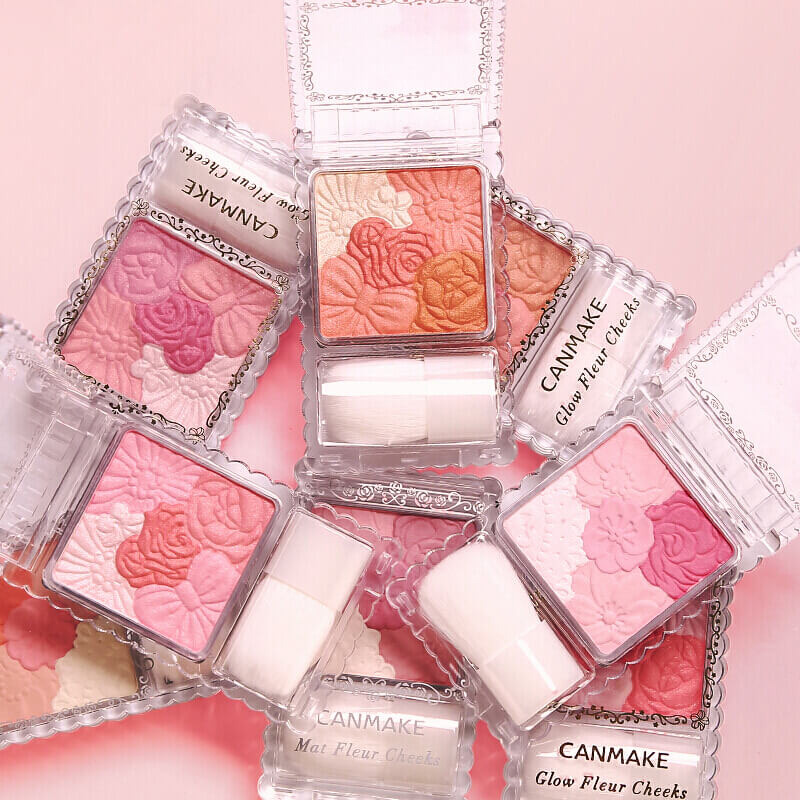 Phấn má hồng Glow Fleur Cheek CANMAKE