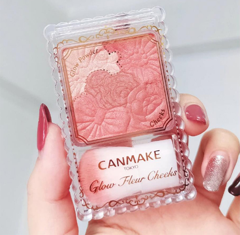 Phấn má hồng Glow Fleur Cheek CANMAKE