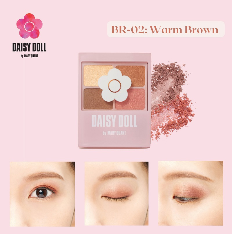 Bảng phấn mắt 4 màu DAISY DOLL