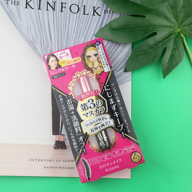 Chuốt mi dày cong màu đen bóng KISSME