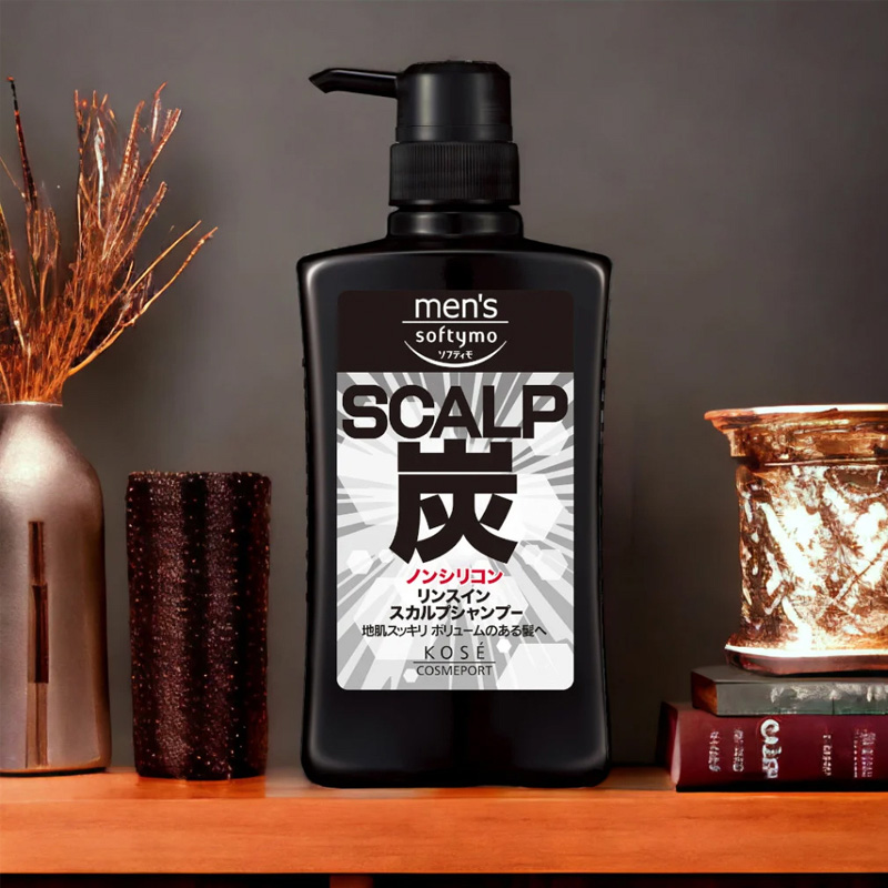 Dầu gội than hoạt tính Softymo MENʼS KOSE 550ml